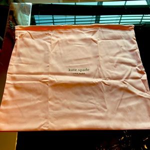 Baby pink Kate Spade dust bag